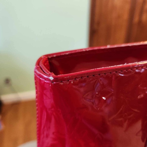 Louis Vuitton red vernis cabas VGUC - Picture 13 of 15